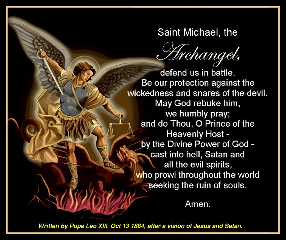 Prayer To St Michael The Archangel Printable