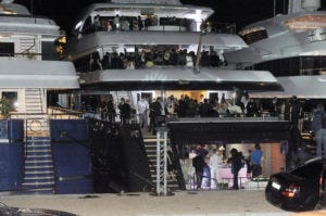 Cannes boat party