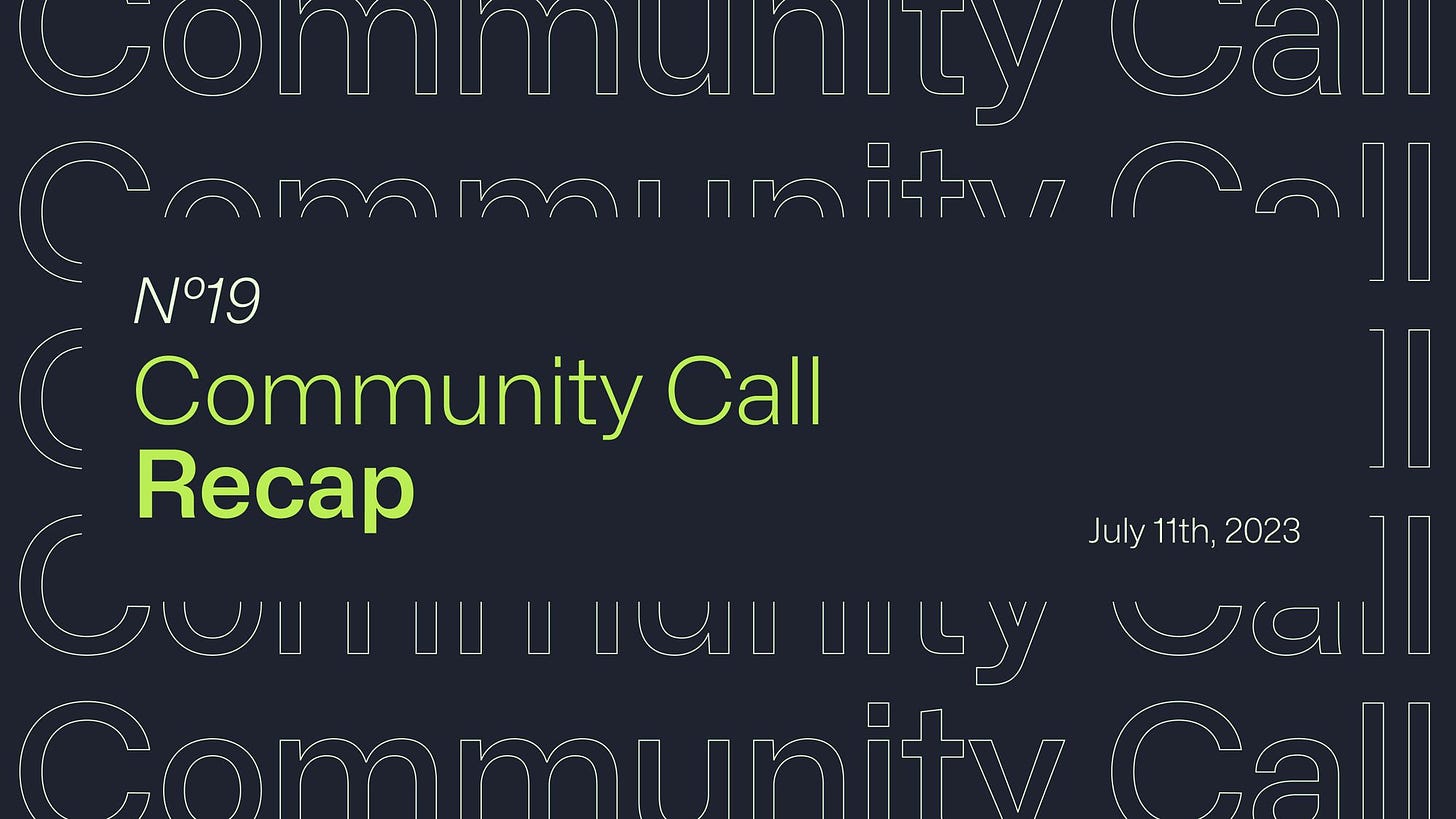 Community Call #19 - Welcome Season 4 🎯