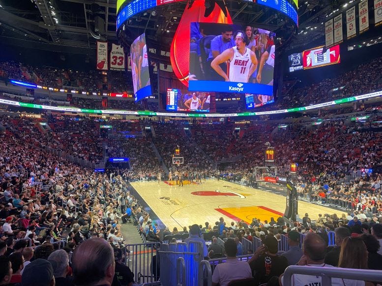 View from the seats on opening night in 2024.