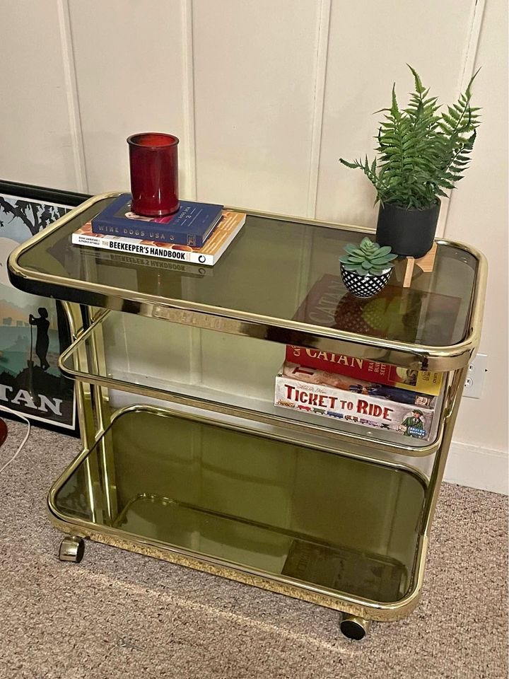 Product photo of Vintage Gold Barcart