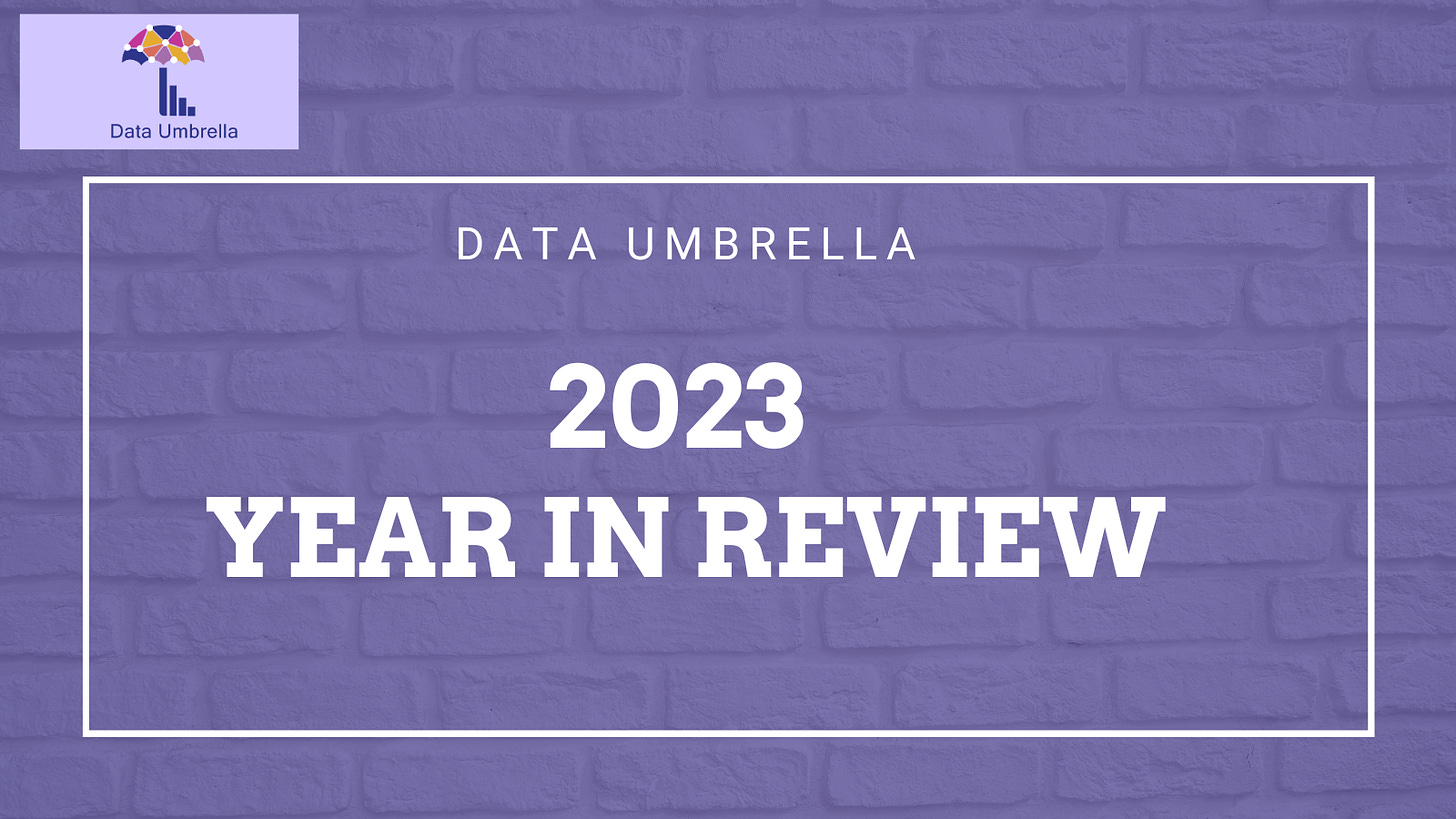 Data Umbrella Year in Review
