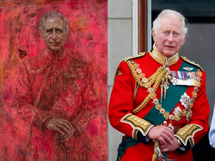Hidden Details in King Charles III First Official Portrait As Monarch