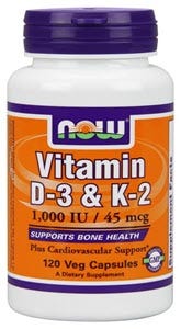 Vitamin D-3 and K-2 