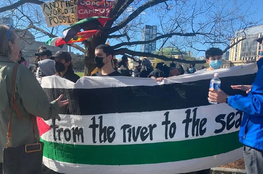 Students set up pro-Palestinian encampment protest at University of Toronto  | 650 CKOM