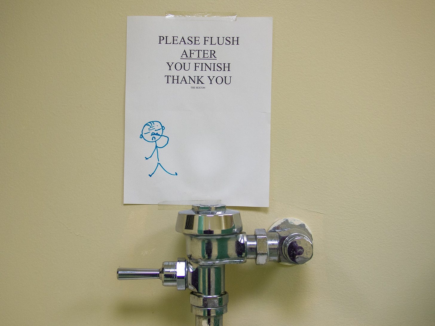 Urinal cartooning