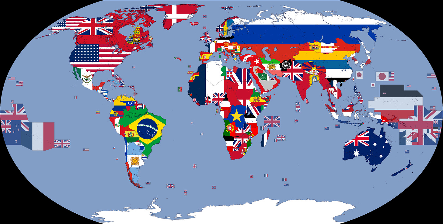 map 1914 world war 1 countries