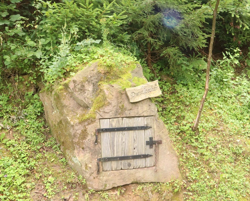 Drinks station in the Black Forest