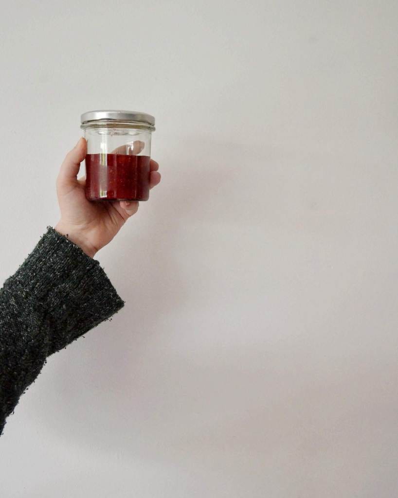 small batch strawberry jam