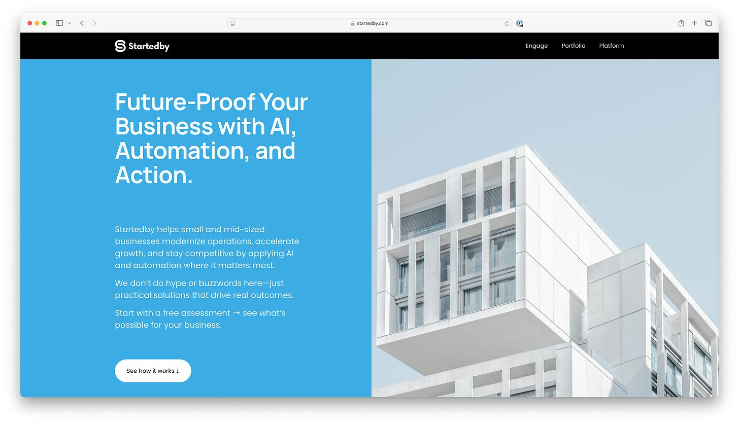 Startedby — AI-native consulting