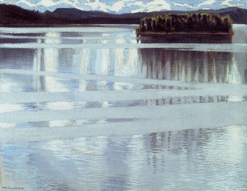 Akseli Gallen-Kallela (1865-1931) Lake Keitele, 1905 National Gallery ...