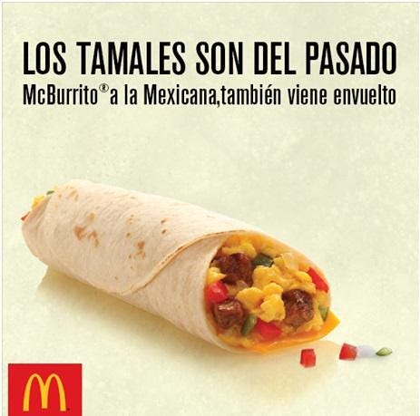 Milenio Televisión on X: "McDonald's dice que los tamales "son cosa del  pasado" http://t.co/yu81tbic9T #DiaDeLaCandelaria http://t.co/J9hnDVuvEZ" /  X