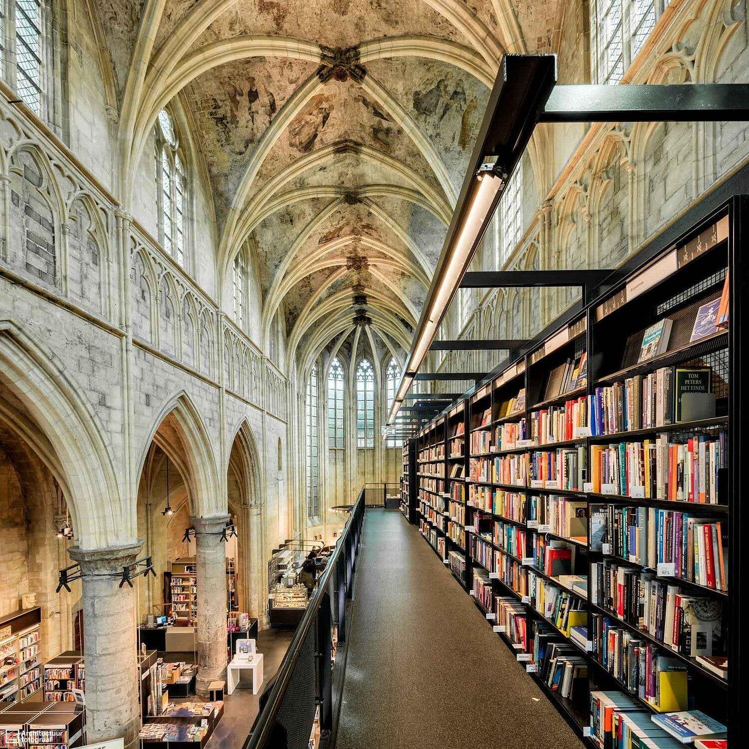 Enchanting Bookstore In A 700 Year Old Church In The Netherlands - House  Crazy Sarah