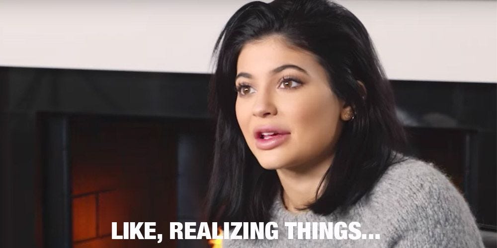 Kylie Jenner Hilariously Trolls Herself With Her New Clothing Line