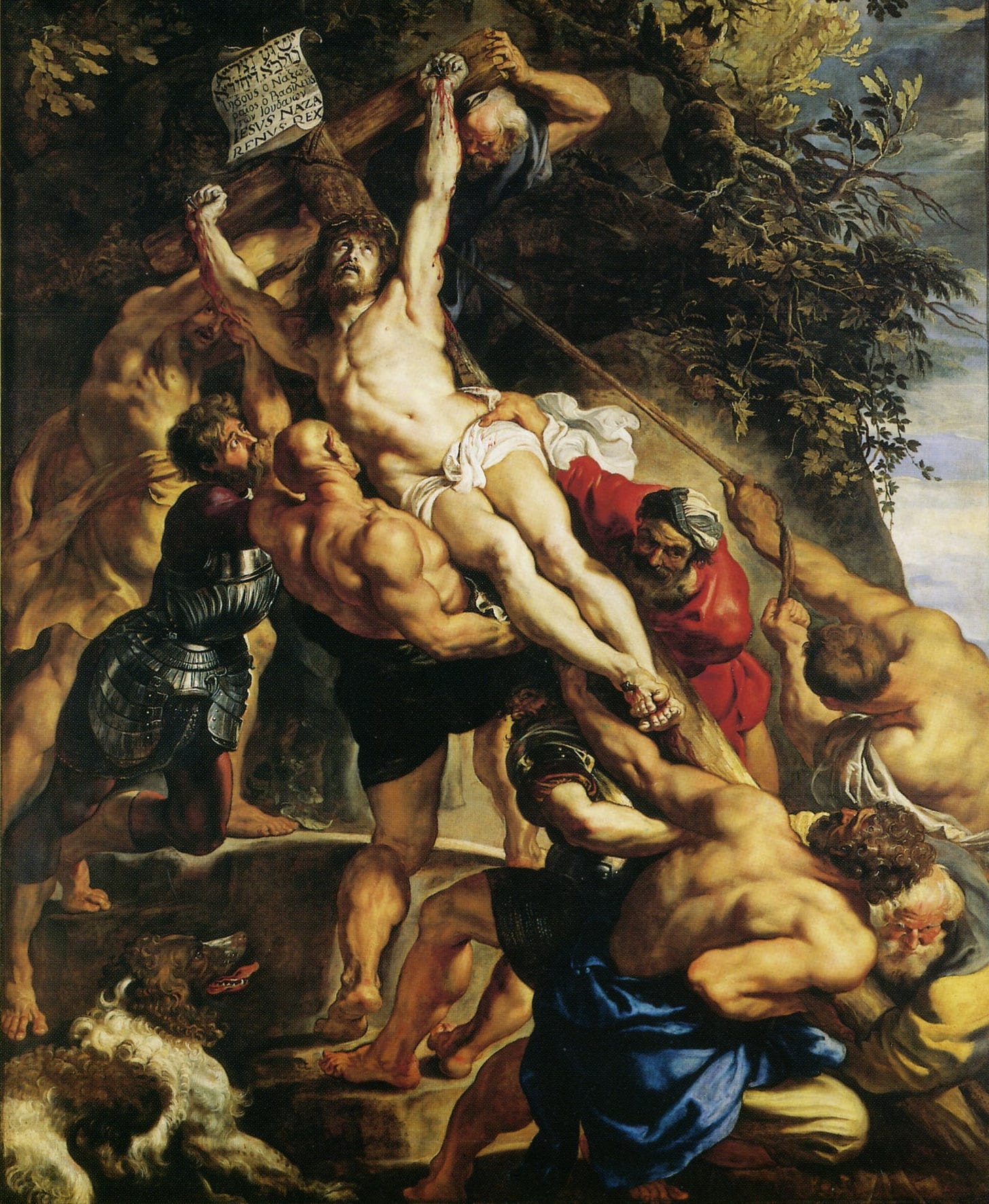 Art in Context: Peter Paul Rubens' Altarpiece, The Raising of the Cross –  ArtGeek