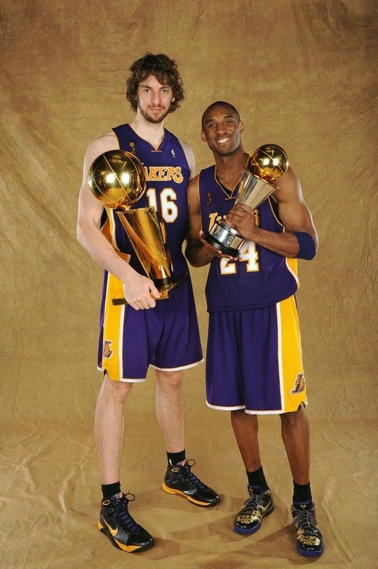 2009 NBA Finals Champions Los Angeles Lakers Pau Gasol Jersey – Signed –  FibaManiac