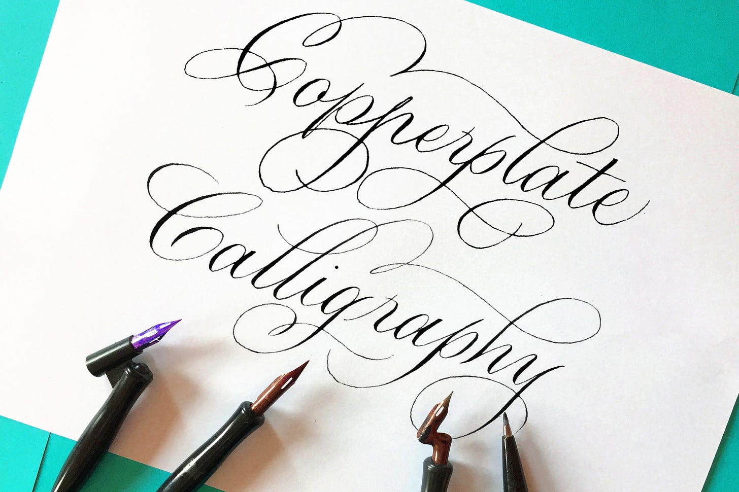 Intro to Copperplate calligraphy course