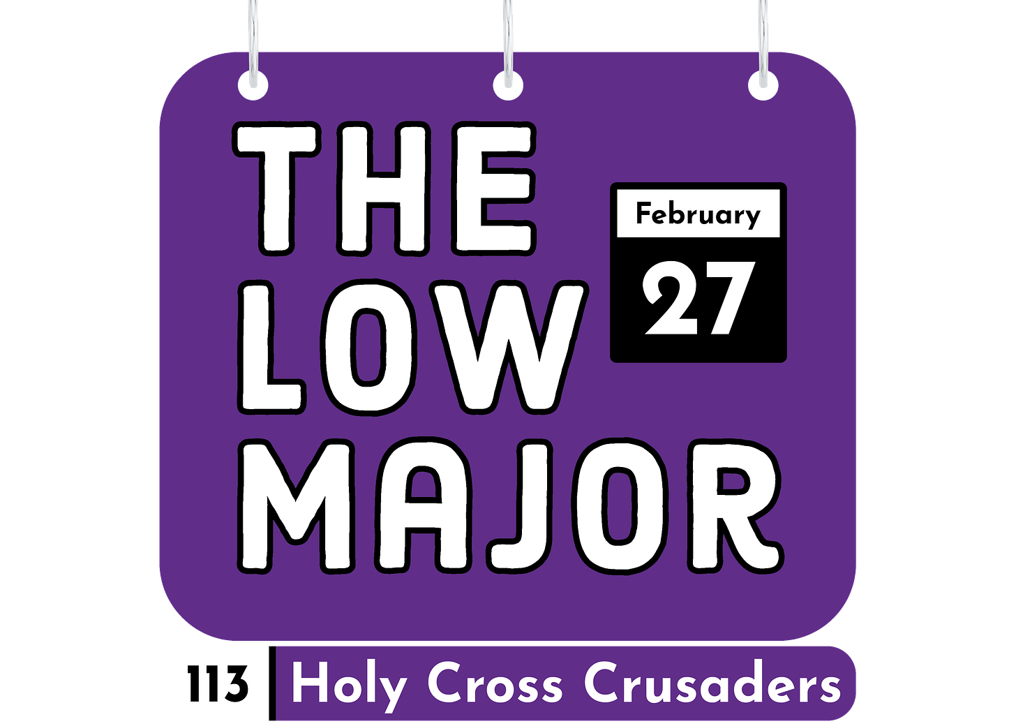 Name-a-Day Calendar Holy Cross logo