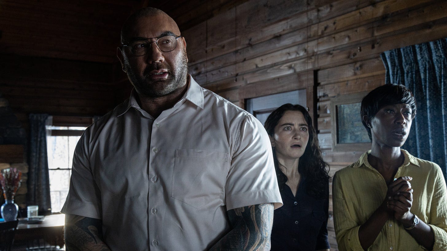 Knock at the Cabin starring Dave Bautista | Airplane Mode