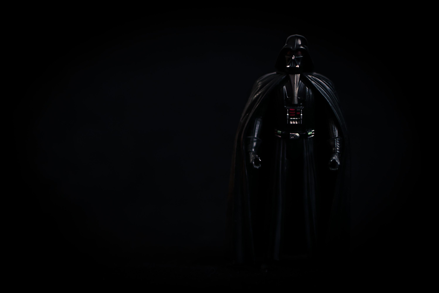 Darth Vader on black background