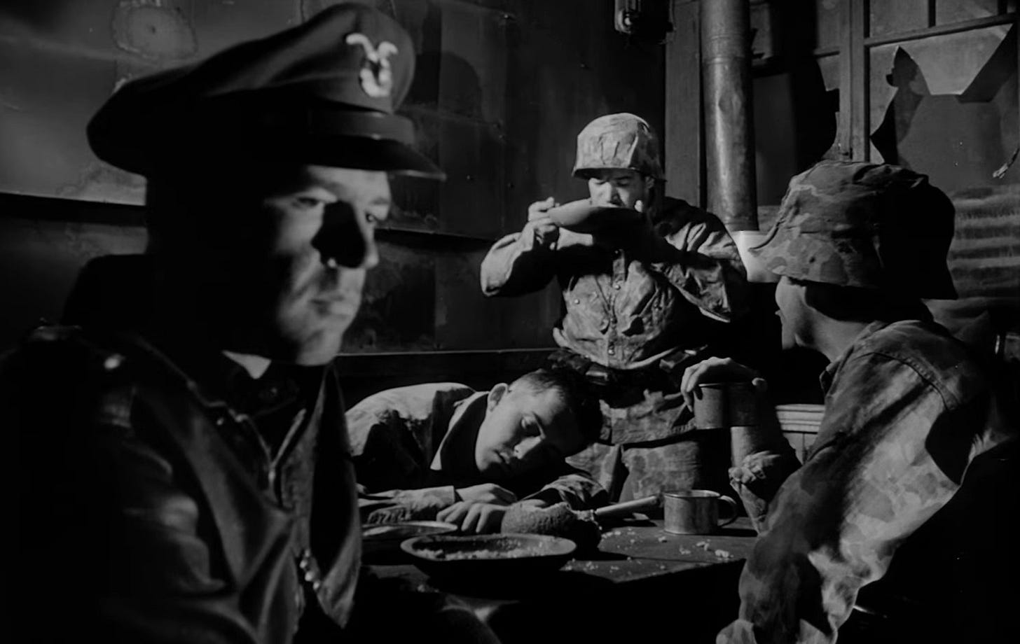 Frame from Stanely Kubrick's debut feature film Fear and Desire (1953).