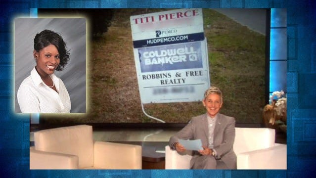 ellen learns not to mess with titi pierce