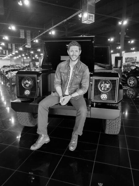 Jensen ackles buys hot bollinger b1 mega truck 2020