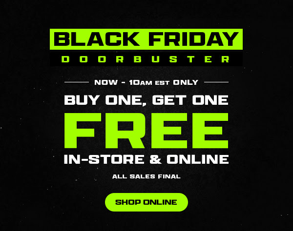 Buy One, Get One FREE Through 10am EST