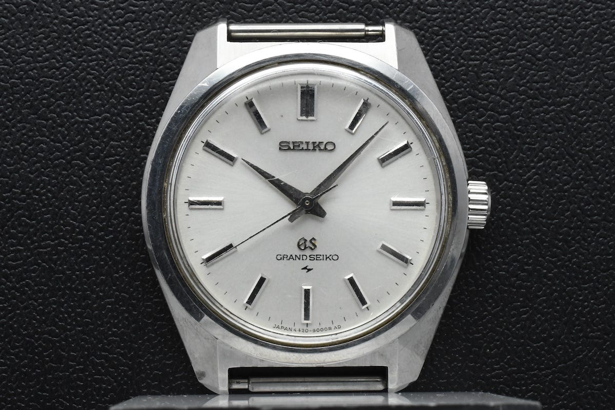 SEIKO GS SS ref：4420-9000 グランドセイコー メダリオン 後期 手巻き メンズ 腕時計 ■10491
