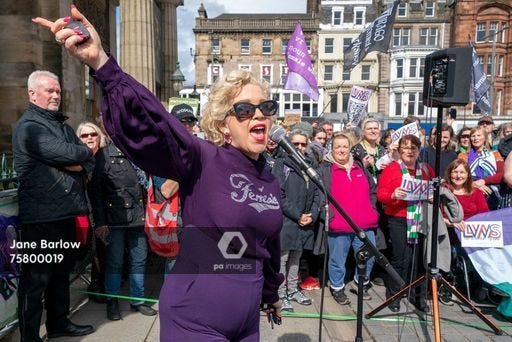 Let Women Speak rally - PA Images