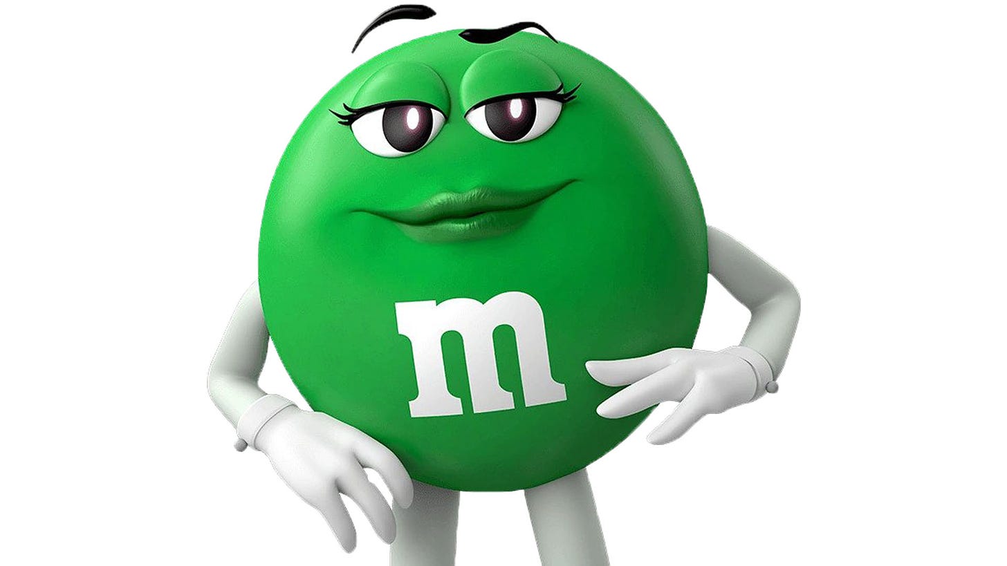 The green M&M scandal just got even more ridiculous | Creative Bloq