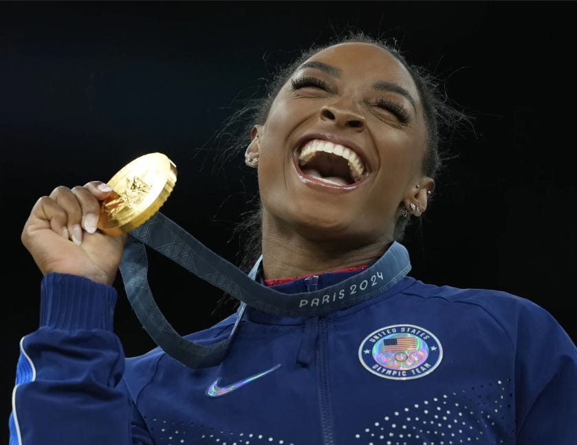 Simone Biles Gold Medal