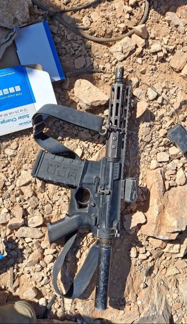 Gun recovered by Mexican Military at a Cartel Scout outpost in Sonora State along Federal Highway 8 - 15 miles north of Puerto Peñasco. Gun recovered by Mexican Military at a Cartel Scout outpost in Sonora State along Federal Highway 8 - 15 miles north of Puerto Peñasco.