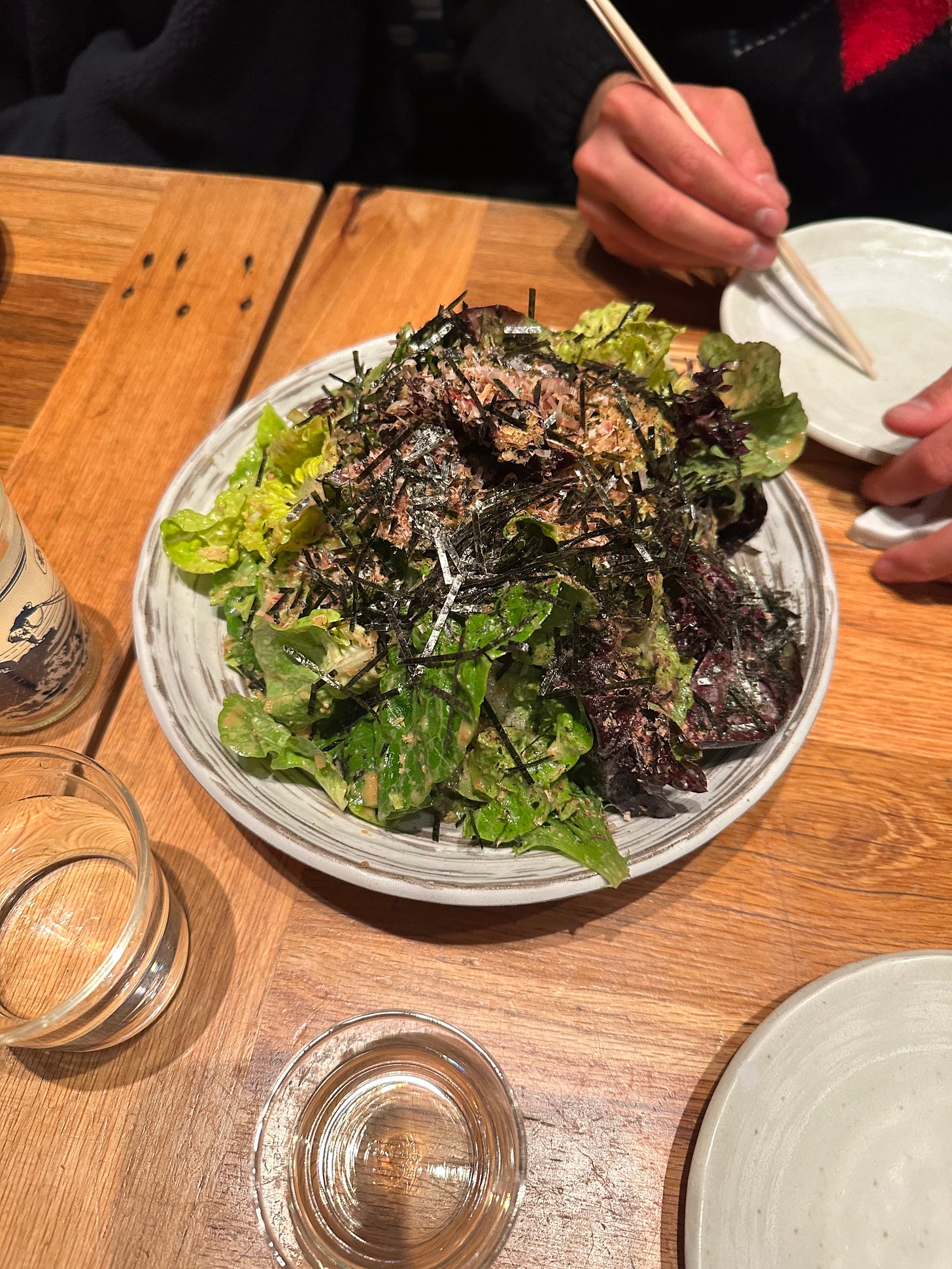 Tsubaki's Japanese Caesar salad