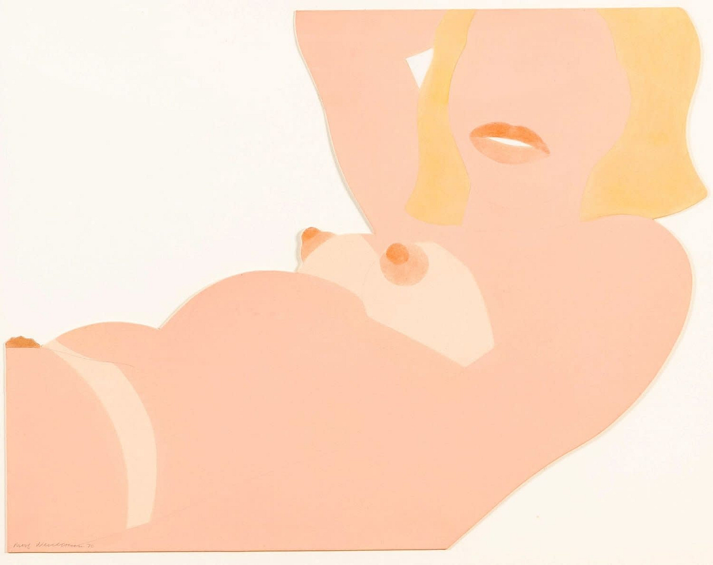 Tom Wesselmann, Great American Nude Cut-Out, 1970