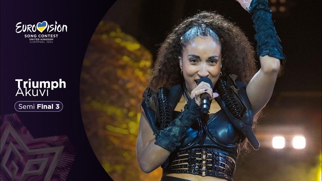 Akuvi - Triumph - LIVE (Melodi Grand Prix 2023, Semi-Final 3) - YouTube