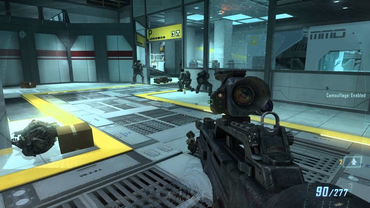 „Call of Duty“ puikiai atlieka šviesą, ypač lauke.