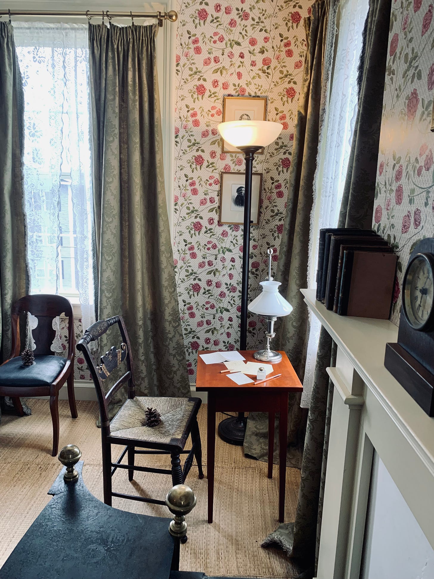 Emily's bedroom in her Amherst home