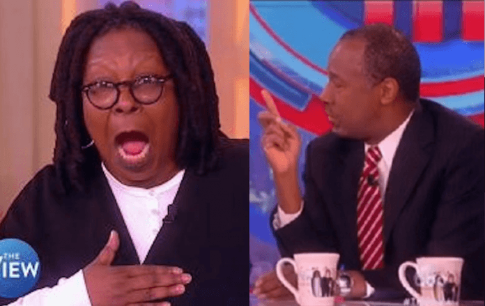 whoopi goldberg takes on ben carsons trump endorsement 2016 gossip