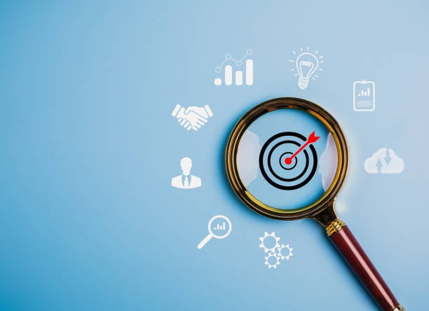 Magnifier Glass Focus To Target Dartboard Business Development Strategy And  Action Plan Concept With Icon Business Strategy And Action Plan Search Goal  Strategy Success Stock Photo - Download Image Now - iStock