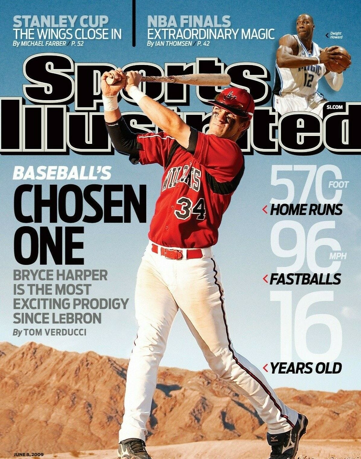 Bryce Harper Philadelphia Phillies Sports Illustrated Cover Photo - select size  - Picture 1 of 2