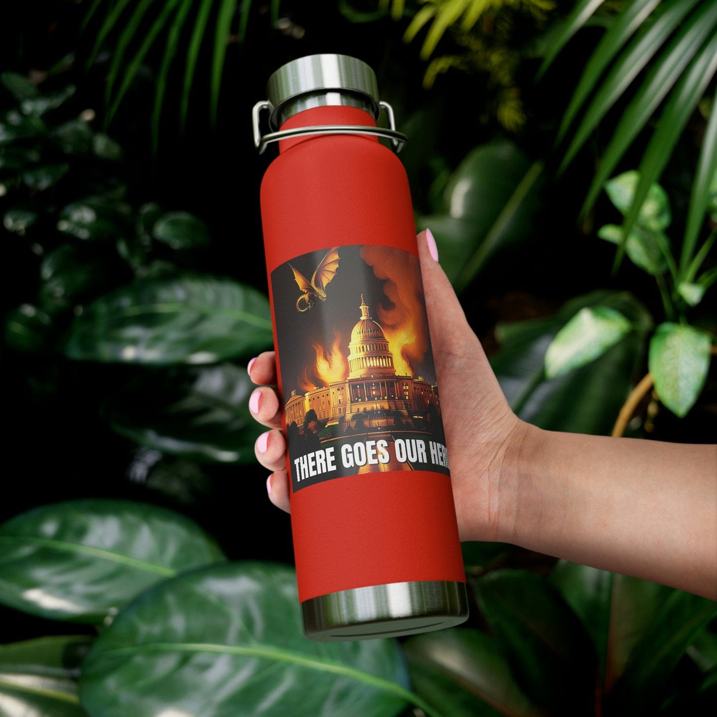 There Goes Our Hero Copper Vacuum Insulated Bottle, 22oz