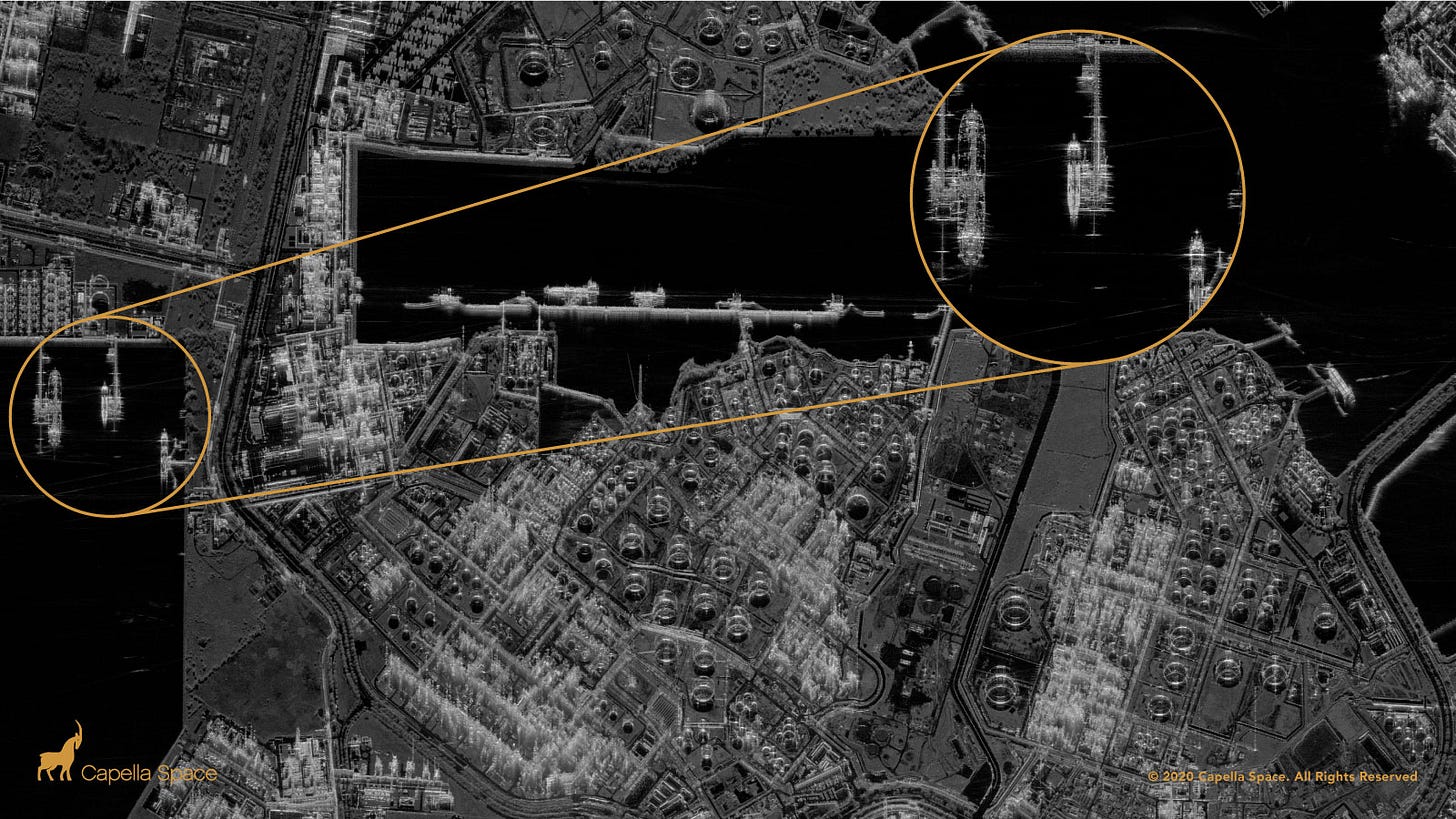 Capella Unveils World's Highest Resolution Commercial SAR Imagery