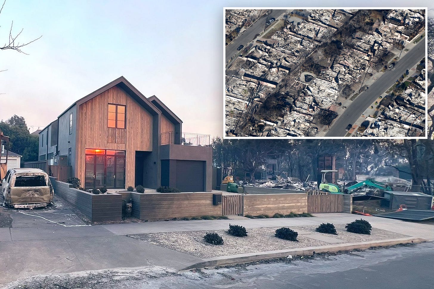 How a 'passive house' survived the LA fires, despite the neighboring houses  burning down