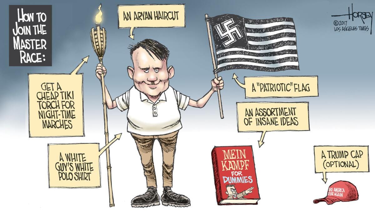 Racist extremists, not 'many sides,' brought terror to Charlottesville -  Los Angeles Times