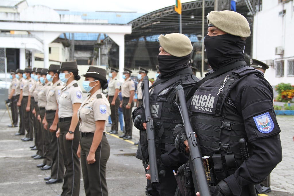 Ecuador Police, Daniel Noboa, Fito, Choneros, Lobos
