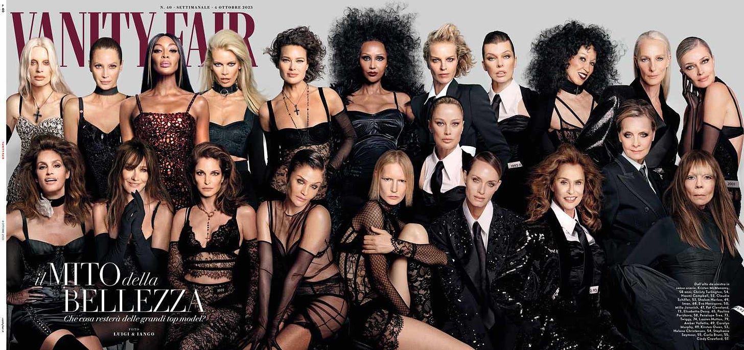 See the 21 Iconic Supermodels Fronting 'Vanity Fair' Epic Cover