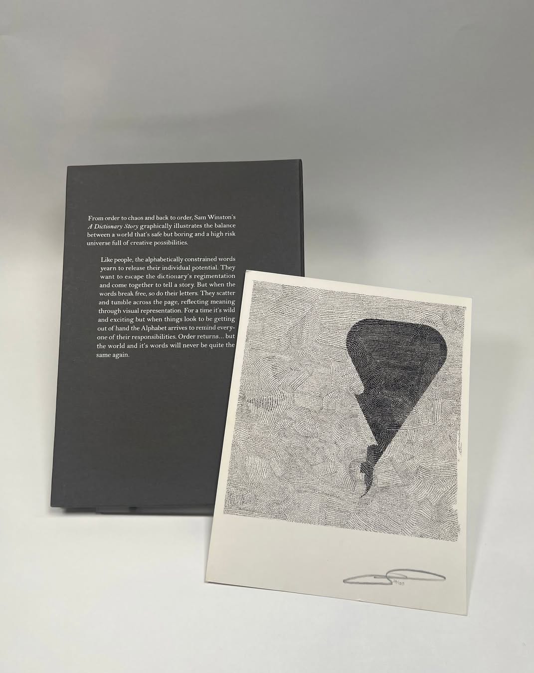 Sam Winston, A Dictionary Story, 2009, First Trade Edition, Produced by Arc Artist Editions [Center for Book Arts, New York, NY. © Sam Winston]