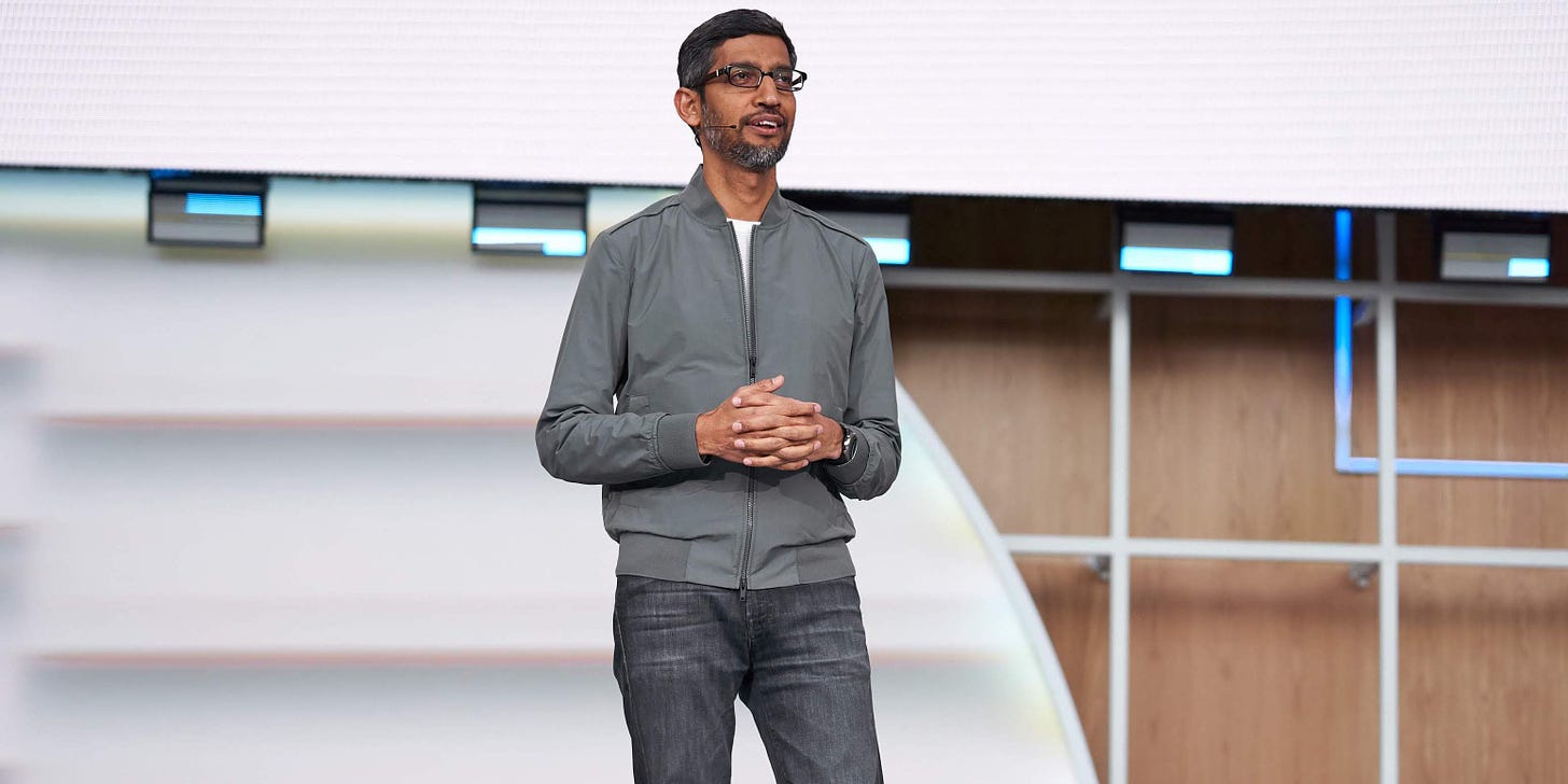 Google CEO Sundar Pichai on merging Android and Pixel teams