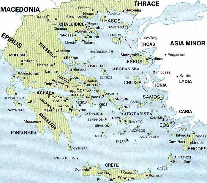 Greek city states: Large cities that have their own military ...